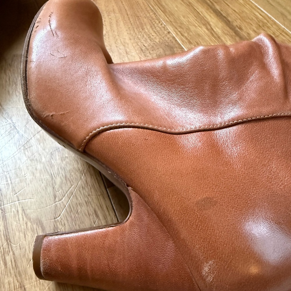 Chie Mihara Spanish Leather Boots - Tan/Cuero - Size 36 (Fits US 5.5/6) - Picture 9 of 12
